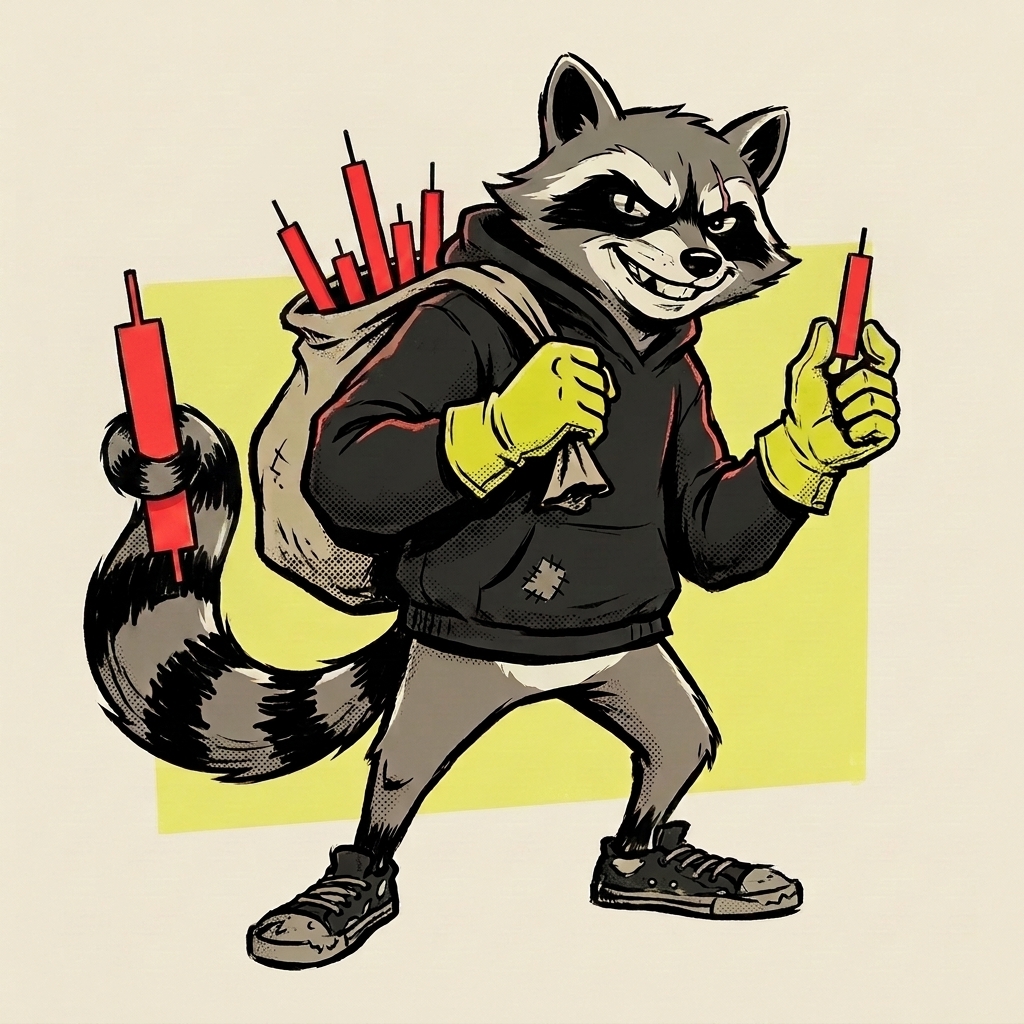 DIPTHIEF with a sack full of stolen red candles